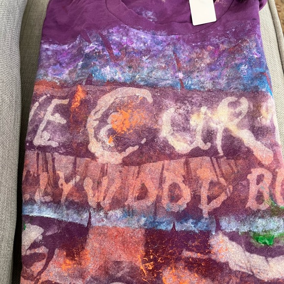 ONE OF A KIND HAND PAINTED THE CURE XL TEE SHIRT XL - Picture 6 of 7